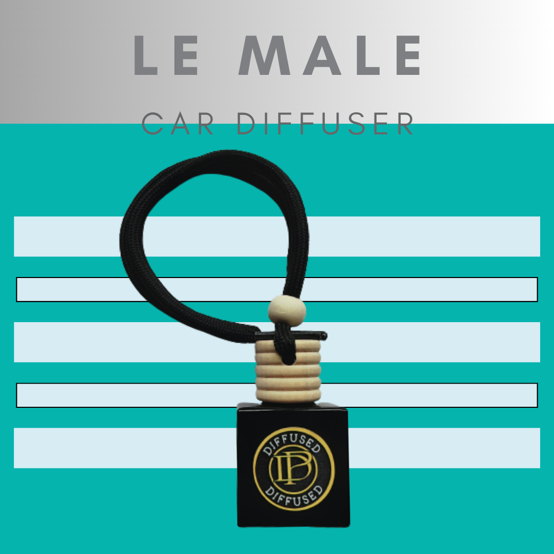 Le Male Car Air Freshener Diffuser Inspired By Designer Fragrance.