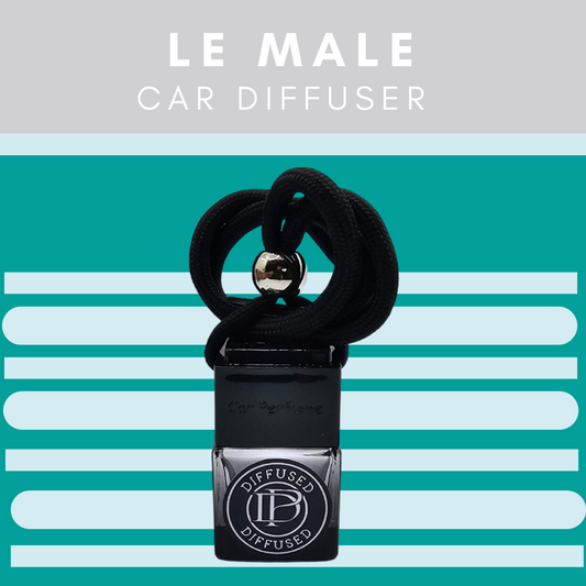 Le Male Car Air Freshener Diffuser Inspired By Designer Fragrance.
